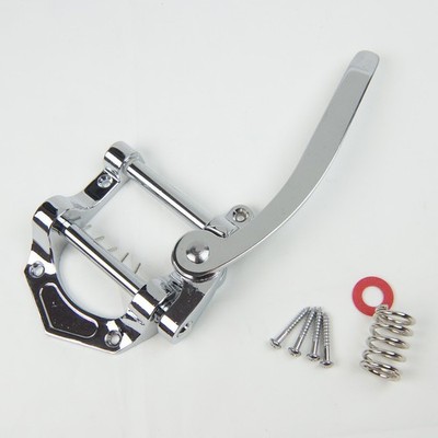 Chrome Tremolo Bridge Vibrato Tailpiece for Jazz Electric Guitar Tune-O-Matic