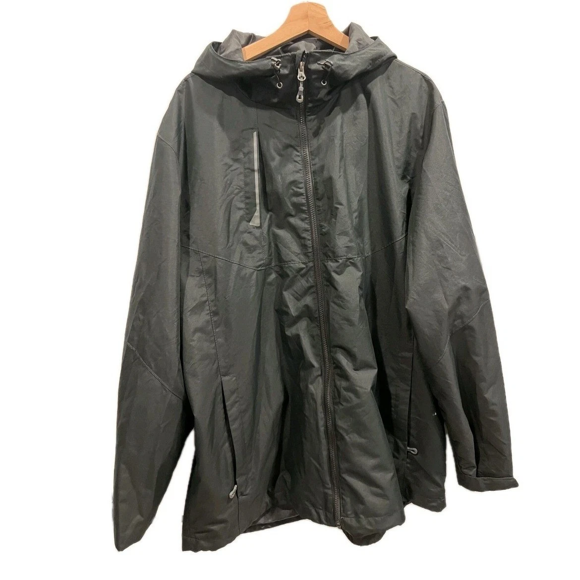 Port Authority windbreaker size 2XL Black hooded