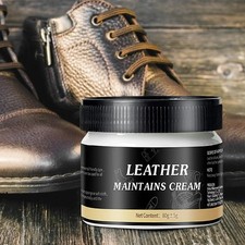 Leather Care Cream 100g Deep Nourishing, Repair  Polish for Shoes, Bags, Car US