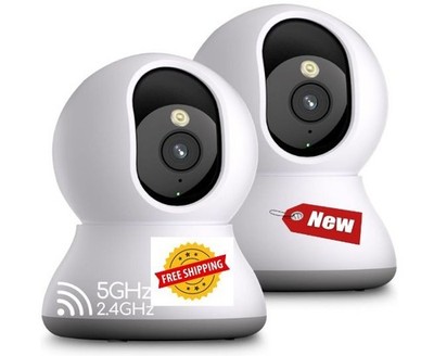 Kit 2 cámaras 2K PTZ 360° con WiFi6, detección humana y visión nocturna. Nuevo