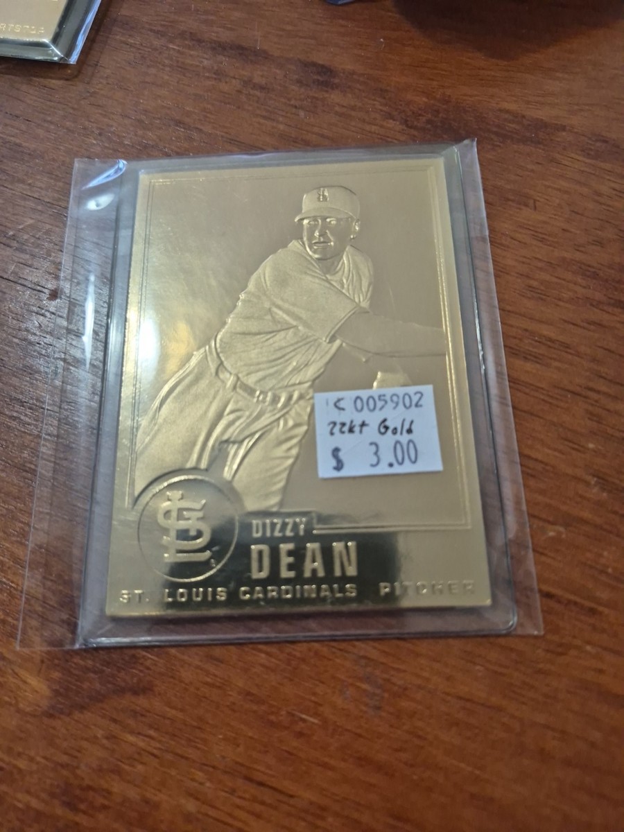 1996 Danbury Mint Dizzy Dean 22k Gold Card #33 C005902 | eBay