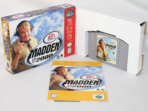 Madden NFL 2000 N64 Nintendo 64 Complete CIB! Very Good Condition! NICE!