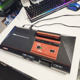 SEGA Master System Base ONLY With FREE Game - Tested Works - READ!
