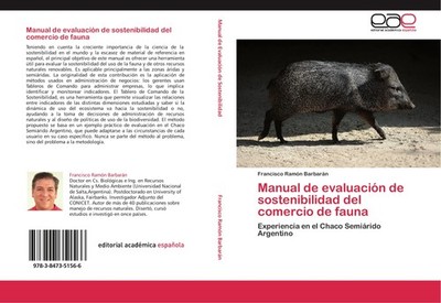 Manual de evaluación de sostenibilidad del comercio de fauna Francisco Ramón Bar