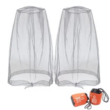 Benvo Mosquito Head Net Mesh, Face Neck Fly Netting Hood from Bugs Gnats Nose...