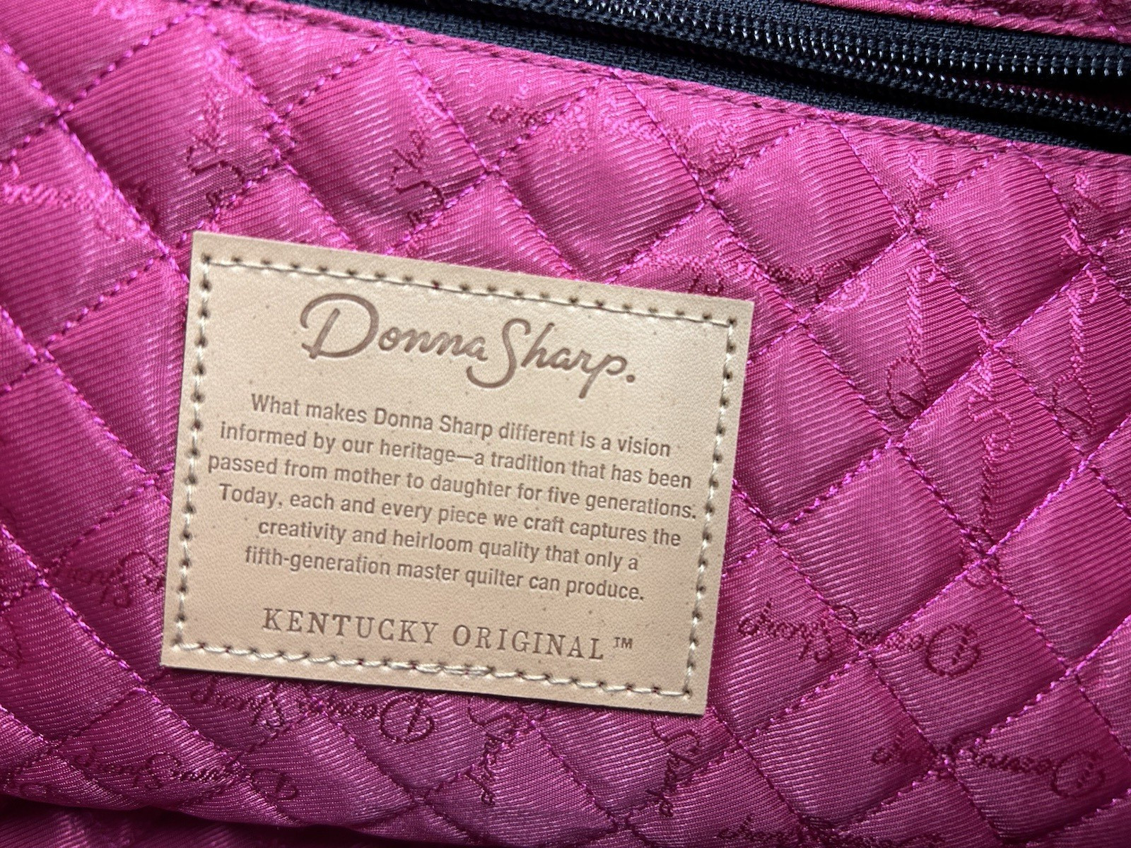 Donna Sharp Purse Quilted Patchwork Cottagecore P… - image 8