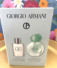 Giorgio Armani Mini GIFT Set Acqua Di Gioia EDP  EDT SPLASH - 2 Piece Set NIB