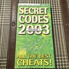 Brady Games Secret Codes 2003 Vol. 1  All The Best Cheats paperback book