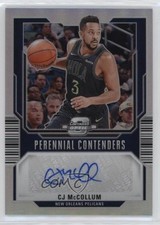 2023-24 Panini Contenders Optic Perennial 105/125 CJ McCollum #PA-CJM Auto 1a07