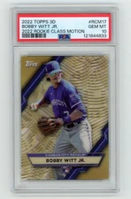 Bobby Witt Jr 2022 Topps 3D Rookie Class Motion #RCM17 PSA 10 GEM MT RC Royals