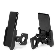 360 Black Motorcycle Bike Bicycle Holder Mount Handlebar For Cell Phone GPS US