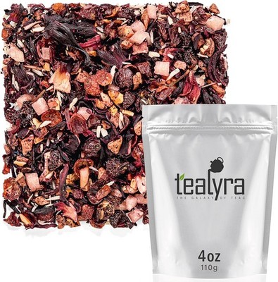Pina Colada Cocktail Tea - Coconut Hibiscus Fruit - Herbal & Fruity Loose