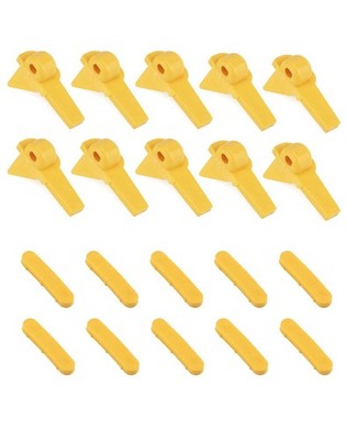 20 Pcs Tire Changer Duck Head Insert Rim Protector Guard Plastic Repair Kit