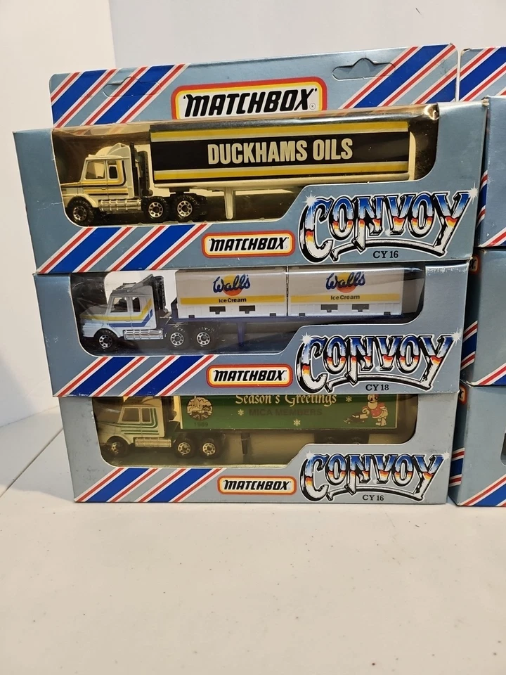 Vintage Matchbox Convoy Trucks - Delivers Lot Of 6 - Image 2 of 4