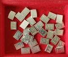 Lot of 30 Valcambi Suisse 1 gram Silver Bars