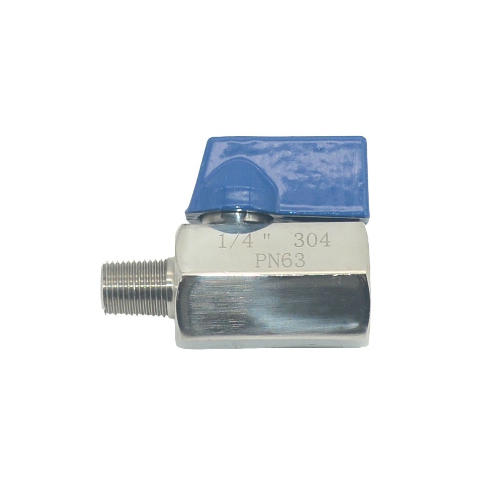 1/4" NPT threaded Female X Male FM Mini Ball valve Stainless Steel 304