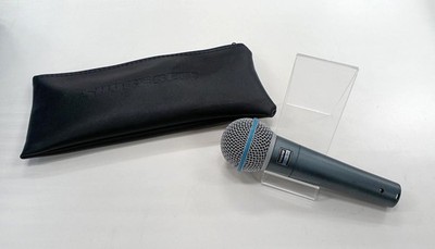 Shure Beta 58A Supercardioid Dynamic Vocal Microphone Live Stage Pro Feedback 