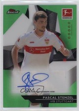 2020 Topps Finest Bundesliga Green Refractor 46/50 Pascal Stenzel Rookie Auto RC