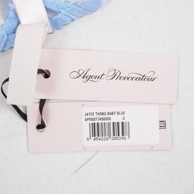 Agent Provocateur Jayce Bra/Suspender/Thong Baby Blue (Set of 3) W Various Sizes