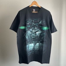 Vintage 1990s Spawn Todd McFarlane Violator Big Face Comic Giant Tee Shirt XL