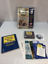 Ultimate Family Tree PLATINUM Software PC CD ROM 1998 Ancestry Genealogy DNA NEW