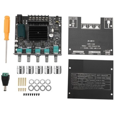 -MT21 Digital  Amplifier Board 50Wx2+100W 2.1 Channel AUX+BT5.0 High Low 6117