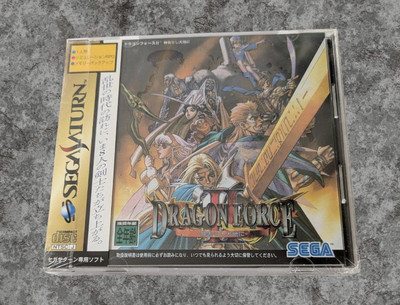 Dragon Force II 2 Sega Saturn/SS Unopened Unused Japan