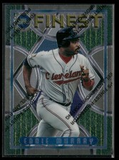 Eddie Murray 1995 Finest #112 W/ Coating Cleveland Indians