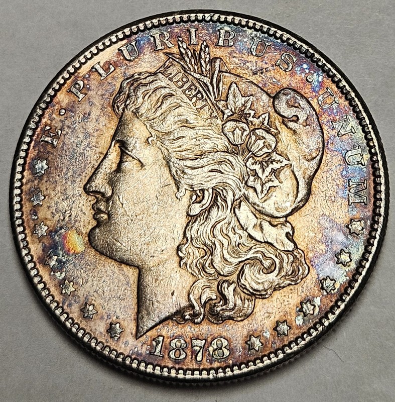 1878 S San Francisco Mint Morgan Silver Dollar $1 90% Silver Coin d664
