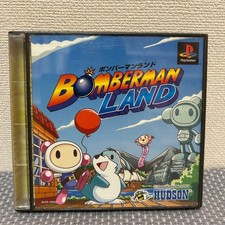 PlayStation Bomberman Land PS1 Game with Manual, Tested, Used