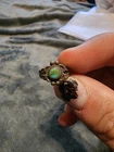 Vintage Sterling Silver & Turquoise Ring Size 2.5
