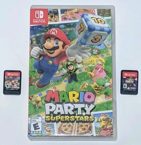 Mario Party Superstars / Kart 8 Deluxe Nintendo Switch Game Bundle