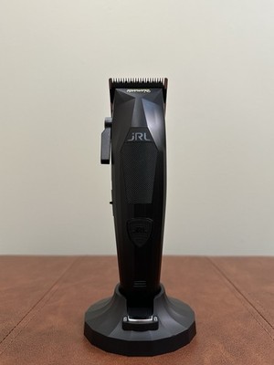 JRL Diamante Cordless Clipper Black w/ Charging Stand Barber Professional