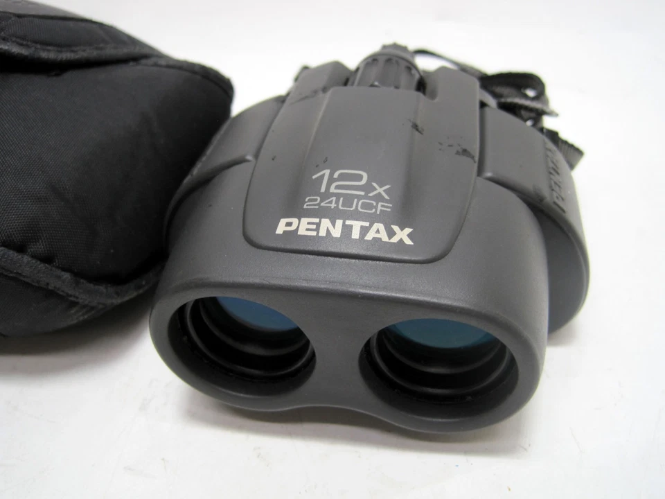 PENTAX 12x24 Binoculars 24UCF 5 degree Compact with Strap & Soft Case - Image 2 of 4