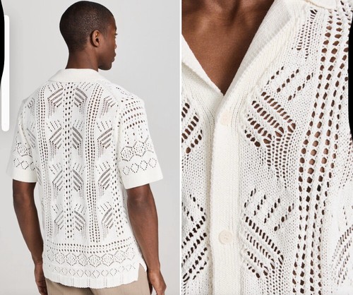 Simkhai Men’s Knit Sweater BNWT Size XXL SO COOL! ORIGINALLY $395 - Picture 4 of 9