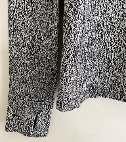 Lululemon Ready To Rulu Turtleneck Pullover Spray Jacquard Black White Size 8 - Picture 2 of 5