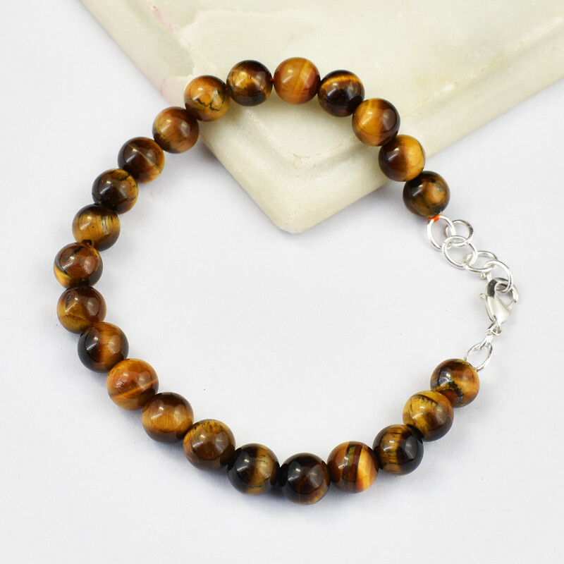 100.00 Cts Natural 7 Inches Long Golden Tiger Eye Round