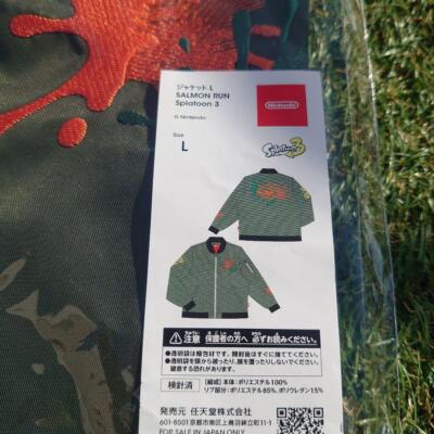 Nintendo TOKYO Jacket SALMON RUN Splatoon 3 Japan Select