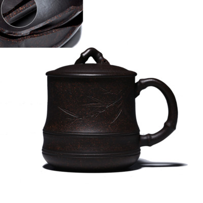 green tea 1.2oz real yixing zisha tea cup marked red stoneware cup for Oolong