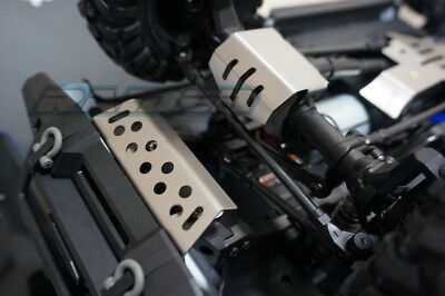 Details about   Front & Rear Chassis Axle Guard Bumper Mount Skid Plate for RC TRX4 T4 Model Car