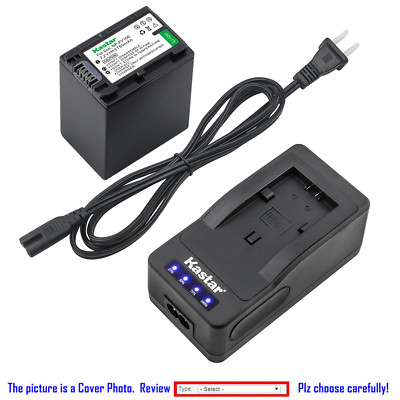 Kastar Battery Super Charger for Sony NP-FH100 & FDR-AX100 FDR-AX100E FDR-AX700