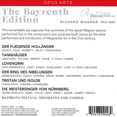 VARIOUS-WAGNER:THE BAYREUTH EDITION NEW CD