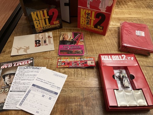 KILL BILL Premium JAPAN DVD BOX 1 & 2 Bearbrick & T-shirt L.E. OOP RARE LIKE NEW - Picture 21 of 23