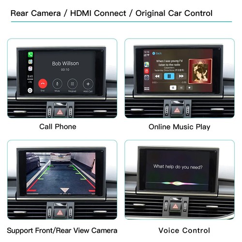 Wireless Carplay Android Auto Nachrüstung Kit für Audi A6 S6 A7 C7 RMC 2012-2016 - Picture 4 of 10
