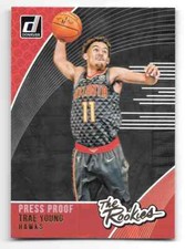  2018/19 DONRUSS Basketball  TREA YOUNG The Rookies PRESS PROOF - ATLANTA HAWKS-