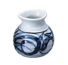 6 Ounce Blue & White Soba Sauce Dispenser Made In Japan