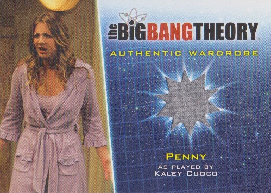 kaley cuoco blue dress big bang theory 2013 SEASON 5 AS PENNY GRAY ROBE WARDROBE CARD M29 Hisdern 1.0 Inch Adjustable Gowns_25 Select Shoe Size:38