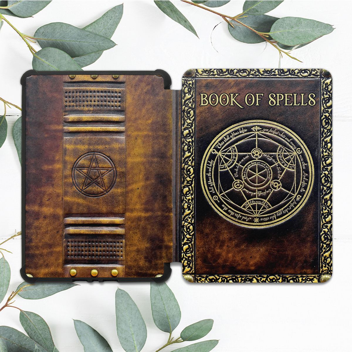 Book Of Spells Vintage Cover Case For All-new Kindle 10th