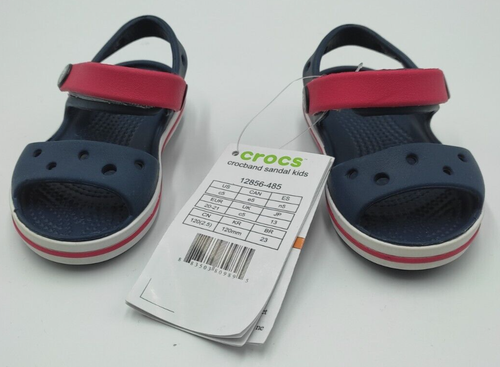 Crocs Crocband Sandale 20-21 Kinder 12856-485 Unisex Clogs Marineblau Rot - Bild 2 von 7
