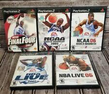 Lot of 5 PLAYSTATION Games NBA Live NCAA March Madness NCAA Final Four TESTED
